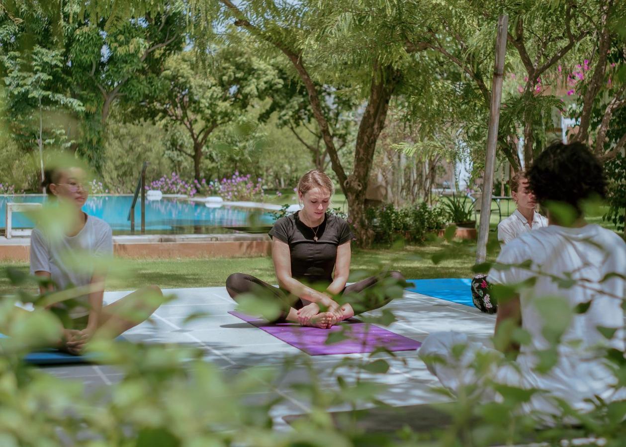 Pushkarorganic - Lux Farm Resort With Pool Bagian luar foto